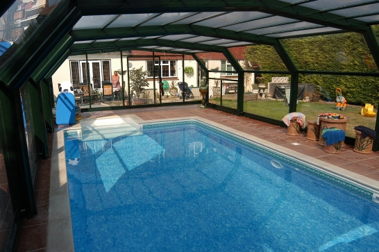 enclosed swimming pool